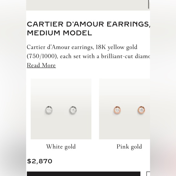 Cartier D’Amour earrings and Love bracelet 4 diamonds - Picture 10 of 17